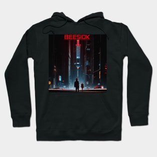 Vintage Cyberpunk City Hoodie